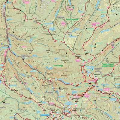 Börzsöny, Naszály, Ipoly turista-biciklis térkép, Tourist & Biking Map Preview 3