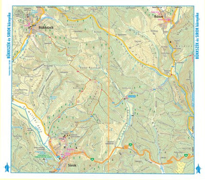Szarvas András private entrepreneur Bükkszék-Sirok turista, biciklis térkép, tourist-biking map, digital map