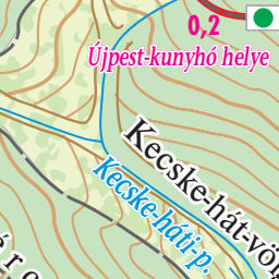 Csóványos / Nagy-Hideg-hegy turista, biciklis térkép, tourist-biking map, Preview 3