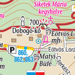 Dobogókő turistatérkép, tourist map Preview 3
