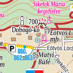 Dobogókő turistatérkép, tourist map Preview 3