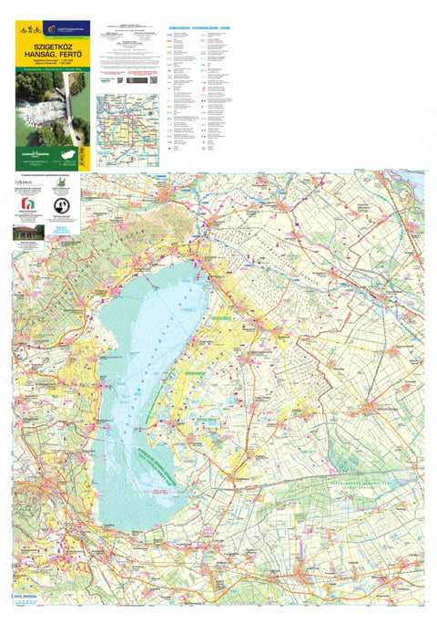 Szarvas András private entrepreneur Fertő, Hanság, Neusiedler See, Waasen 1:80.000 digital map