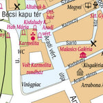 Szarvas András private entrepreneur Győr belváros , inner part digital map