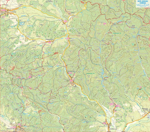 Szarvas András private entrepreneur Heves-Borsodi-dombság,Tarnavidék TK turista, biciklis térkép digital map