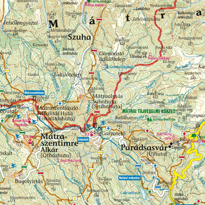 Szarvas András private entrepreneur Heves megye turista, biciklis térkép, Tourist and Biking Map digital map