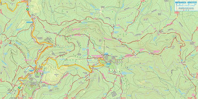 Kékestető és Mátraháza turista, biciklis térkép, tourist-biking map Preview 1