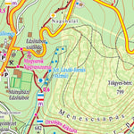 Kékestető és Mátraháza turista, biciklis térkép, tourist-biking map Preview 3