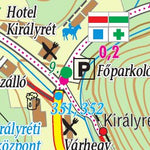 Szarvas András private entrepreneur Királyrét turista-biciklis térkép, tourist-biking map digital map