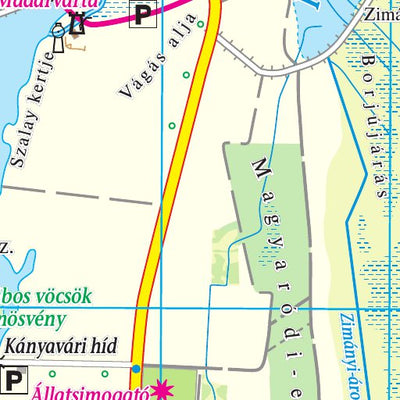 Szarvas András private entrepreneur Kis-Balaton turistatérkép, tourist map digital map