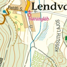 Szarvas András private entrepreneur Lendvadedes, Nagy-Tenke turista-biciklis térkép, tourist-biking maps digital map