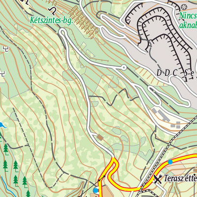 Naszály turista-biciklis térkép, tourist-biking map, Preview 3