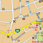 Szarvas András private entrepreneur Sárvár city map, várostérkép digital map