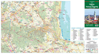 Szarvas András private entrepreneur Sopron és Fertő környék turistatérkép szett Ödenburg Neusiedler See map bundle bundle