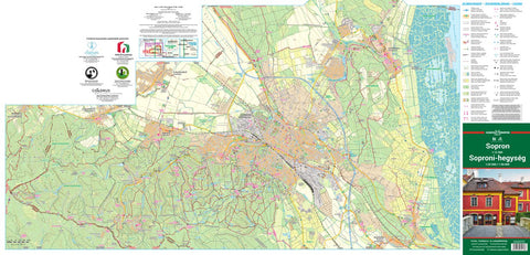Soproni -hegység, Szárhalmi erdő, Fertőrákos turistatérkép, Sopron park forest, Preview 1