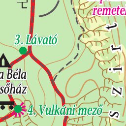 Szarvas András private entrepreneur Szent György-hegy turistatérkép, tourist map, digital map