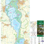 Tisza-tó turista-, biciklis-, vizisport-és horgász térkép, Tisza lake tourist, biking map; Preview 1