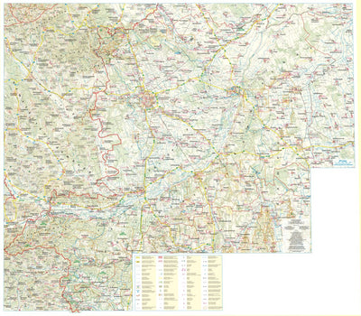 Szarvas András private entrepreneur Vas megye turista, biciklis térkép, Vas county Biking and Hiking Map digital map