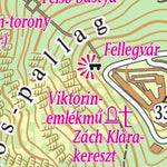 Szarvas András private entrepreneur Visegrád turistatérkép, tourist map digital map