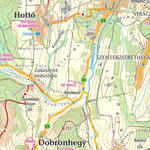 Szarvas András private entrepreneur Zalai-dombság (észak), Göcsej turista, biciklis térkép, Hiking and Biking Map, digital map