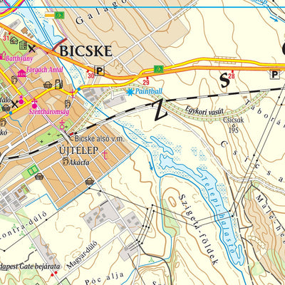 Szarvas András private entrepreneur Zsámbéki-medence / Etyeki-dombság /Váli-völgy Zsámbék basin digital map