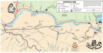 Tail of the Dragon, LLC Cheoah Lake digital map