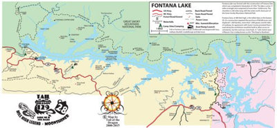 Tail of the Dragon, LLC Fontana Lake digital map