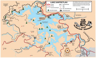 Tail of the Dragon, LLC Lake Santeetlah digital map