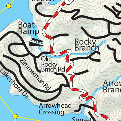 Tail of the Dragon, LLC Nantahala Lake digital map