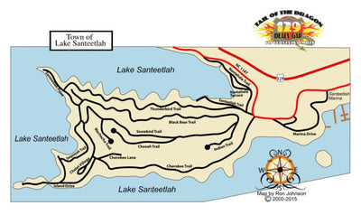 Tail of the Dragon, LLC Town of Lake Santeelah digital map