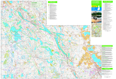 Tapio Palvelut Oy / Karttakeskus Helvetinjärven kansallispuisto 1:20 000 digital map
