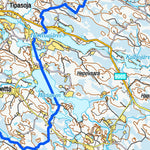 Tapio Palvelut Oy / Karttakeskus Kamore - Kainuun kelkkareitit (1:200000) digital map