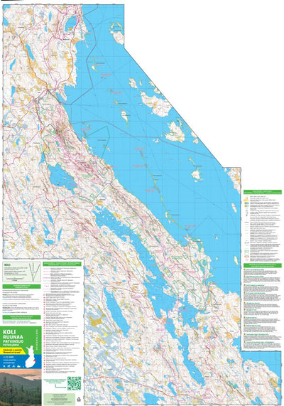 Tapio Palvelut Oy / Karttakeskus Kolin kansallispuisto 1:25 000 digital map