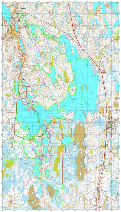 Tapio Palvelut Oy / Karttakeskus Leivonmäki 1:25 000 digital map