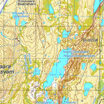 Tapio Palvelut Oy / Karttakeskus Pöyrisjärvi Kalmakaltio Hetta 1:50 000 digital map