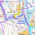Tapio Palvelut Oy / Karttakeskus Seitsemisen kansallispuisto 1:20 000 digital map