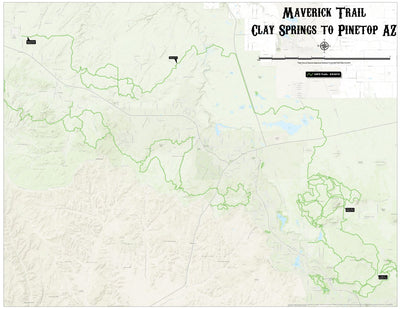 Taylor GIS Maverick Trail Clay Springs to Pinetop AZ digital map