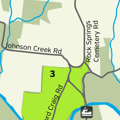 Tennessee State Parks Duck River Complex State Natural Area digital map