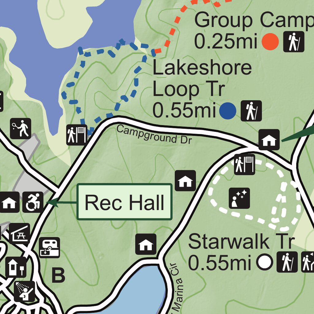 Harrison Bay State Park Map by Tennessee State Parks | Avenza Maps