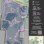 Tennessee State Parks Henry Horton State Park - Mountain Bike Map digital map