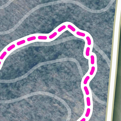 Tennessee State Parks Henry Horton State Park - Mountain Bike Map digital map