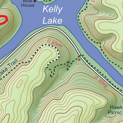 Tennessee State Parks Standing Stone State Park digital map