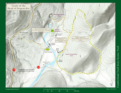 Tennessee State Parks The Cumberland Trail - Head of Sequatchie digital map