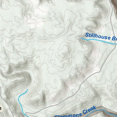 Tennessee State Parks The Cumberland Trail - Rock Creek & Possum Creek digital map