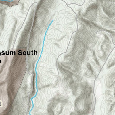 Tennessee State Parks The Cumberland Trail - Rock Creek & Possum Creek digital map