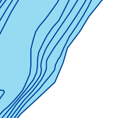 TERFA Bébé (lac) - Bathymétrie digital map