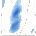TERFA Bois (lac) - Bathymétrie digital map