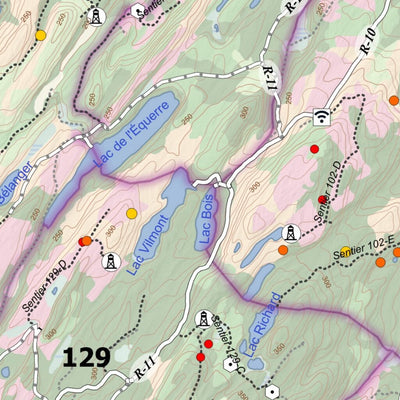 Carte écoforestière des zones de chasse 111A-114-116 - Orignal Preview 2