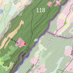 Carte écoforestière des zones de chasse 111B-113-118-120-123 (1/2) - Orignal Preview 2