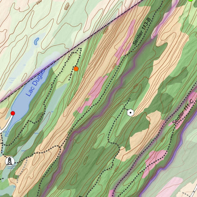 Carte écoforestière des zones de chasse 111B-113-118-120-123 (1/2) - Orignal Preview 3