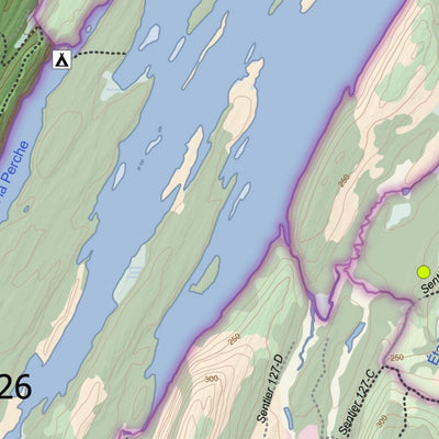 Carte écoforestière des zones de chasse 119A-125 et NORD - Orignal Preview 2